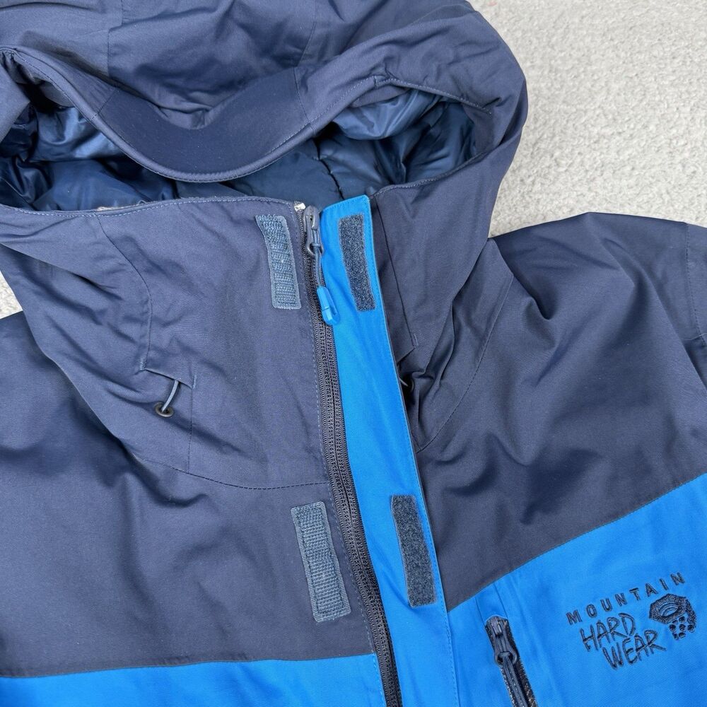 Mountain Hardwear Jacket Mens Large Blue Dragons Back Thermal Dry Q Recco‎ Ski - Picture 6 of 15
